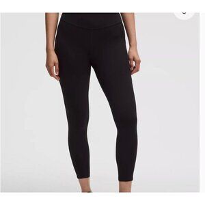 Lululemon Fast & Free High Rise With Pockets 25" inseam Size 20 Black NWOT